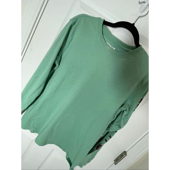 Carthartt long sleeve tshirt medium green - Picture 1 of 6